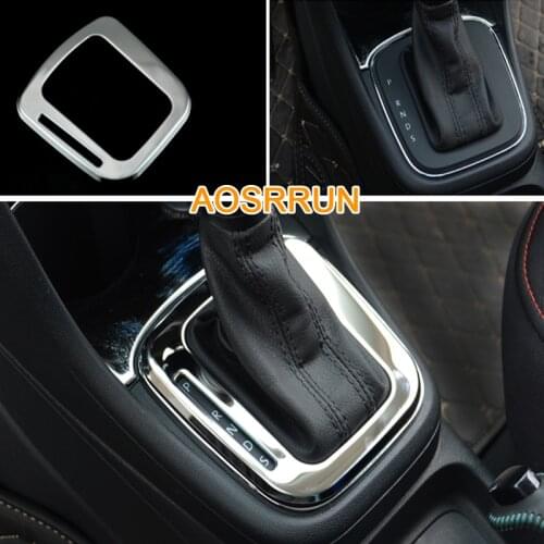 For VW Volkswagen Polo 2011 2012 2013 2014 2015 2016 6R Car Accessories Car-styling Stainless Steel Gear cover