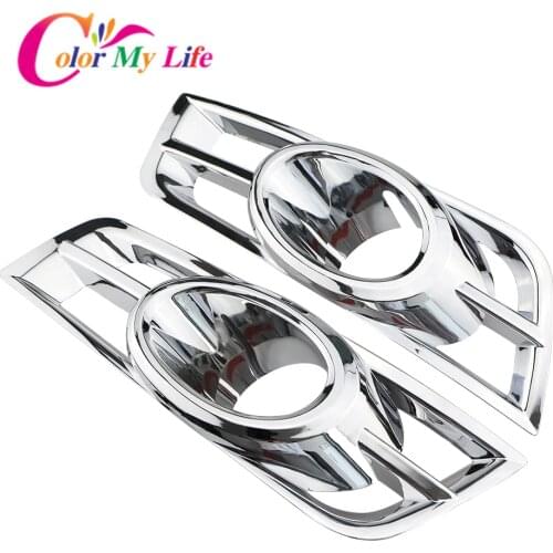 Color My Life ABS Chrome Car Front Fog Lamps Cover Fog Lights Covers for Chevrolet Cruze Sedan Hatchback 2009 - 2014 Accessories
