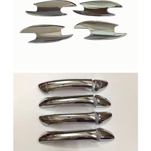 Chrome Styling Door Handle Cover and Door Cavity Cover Bowl Cover For Mercedes Benz W211 E Class