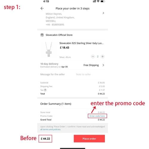 How to use the promo code to save more