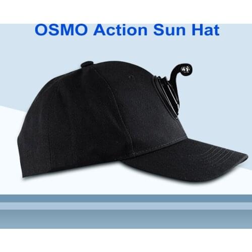 Comfortable Cloth DJI Osmo Action Outdoor Sun Hat Baseball Cap Sunshade Hat Buckle Mount with Base Sports Camera Accessories
