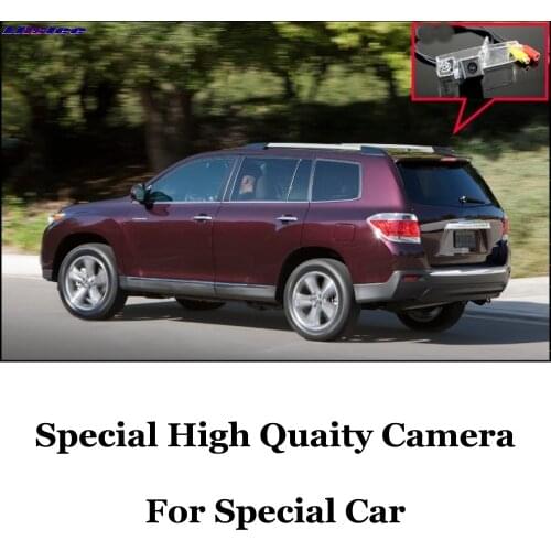 LiisLee Car Reversing image Camera For TOYOTA Highlander Kluger XU40 2007~2013 Night Vision HD Dedicated Rear View back Camera