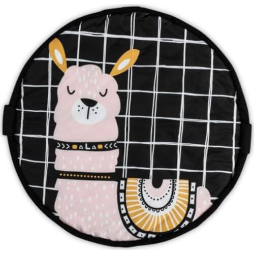Cute Llama Play Mats, Toy Bag Play mat, or Diaper Bag Pink Mezzanine Easy To Carry