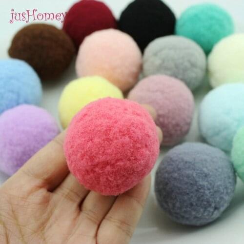Set of 20pcs Large 45mm Pom pom ball pompom yarn Polyester pom pom decoration decor handmade project supply Garland crochet
