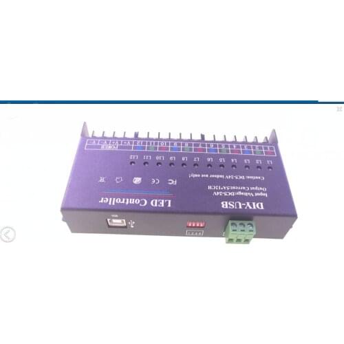 Dc12v DC24V 5-24V DC USB DIY LED RGB Controller 12 Channel Programmable Controller 12channels Strip Module