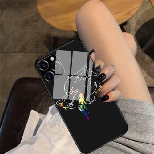 Pride Phone Case Glass Phone Case For iphone 12 11 Pro Max XS XR X 8 7 Plus SE2 Case