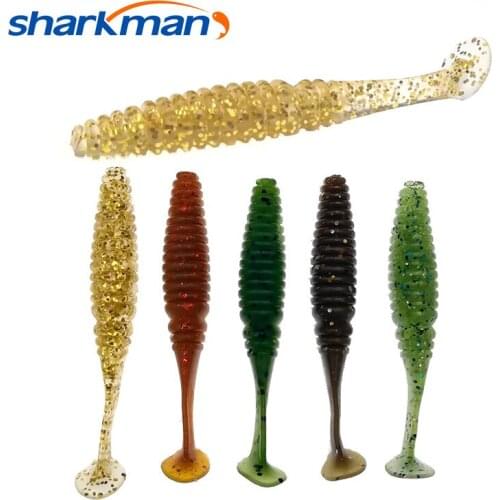 Super strength 10pcs soft fishing lure 6.5cm/2.2g Rock Shiner Sea Bait Soft Lure Trout Bream Bait Pesca Rock Viber