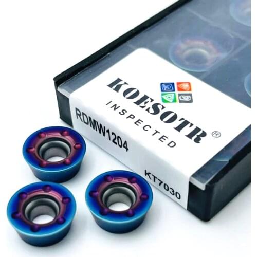 Turning Tool RPMT1204 RDMW1204 Super Hard Blue Nano Coating Internal Turning Carbide Tools Metal Cutting Tool Free Shipping