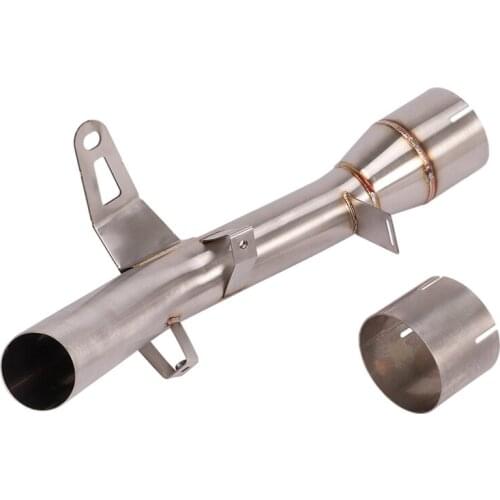 Slip On Motorcycle Exhaust Replace Cat Middle Link Pipe Stainless Steel Exhaust System For Kawasaki Z900RS 2018-2020