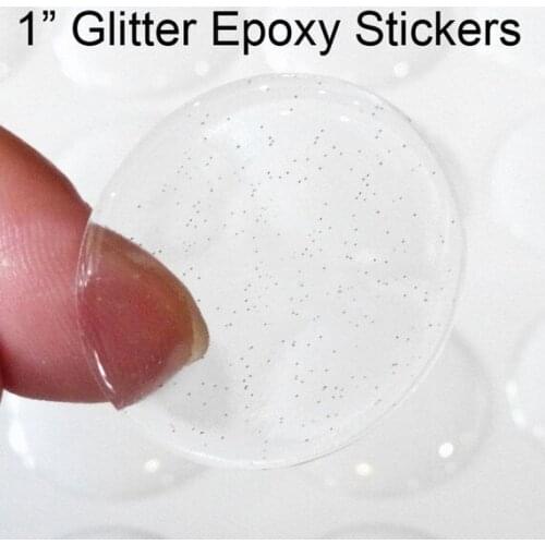 High quality Adhesive PET epoxy resin stickers low price custom PET label hot sales customizable Printing sticker