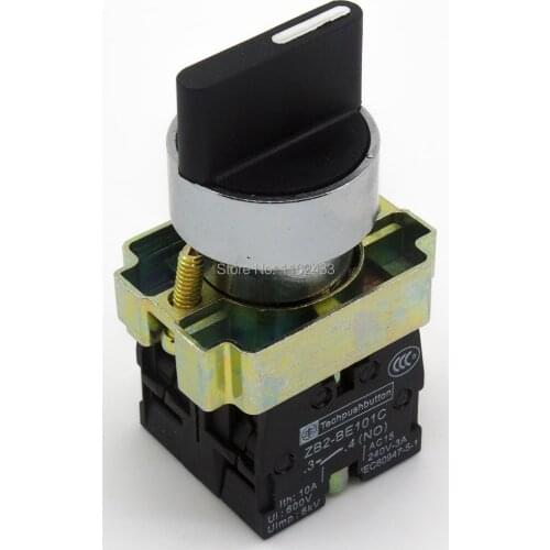 XB2-BD33 22mm self-lock ON - OFF - ON turn push button switch SPDT pushbutton