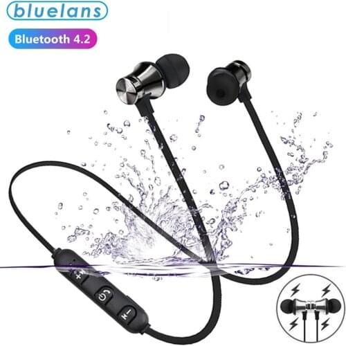 XT11 Earphone Wireless Magnetic In-Ear Stereo Music Headset Sport Earbuds Earpiece Universal Bluetooth Earphone Sports For iPhon
