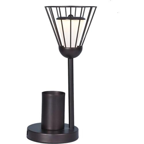 Home Metal Color Changing Portable Luminaire Led Vintage Restaurant Table Lamp Bedroom Lamp bedside lamp