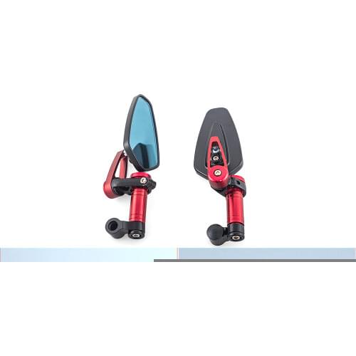 Motorcycle Accessories CNC Aluminum Rear View Mirrors For Kawasaki Z900 Z900RS Z800 Z1000 Blue Glass Blue Black Gold Red Silver