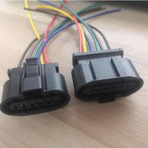 1/5/10pcs/lot 6 Pin/Way Automotive Female MAF Sensor And Ignition Distributor Connector Plug For Mitsubishi MG640547-5