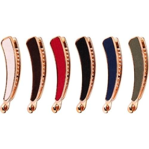 1 Pc Hot Sale Gold Velvet Banana Hair Clip Barrette for Women Tie Up Vertical Clips Ponytail Holder Hair Claws Hair Accessories