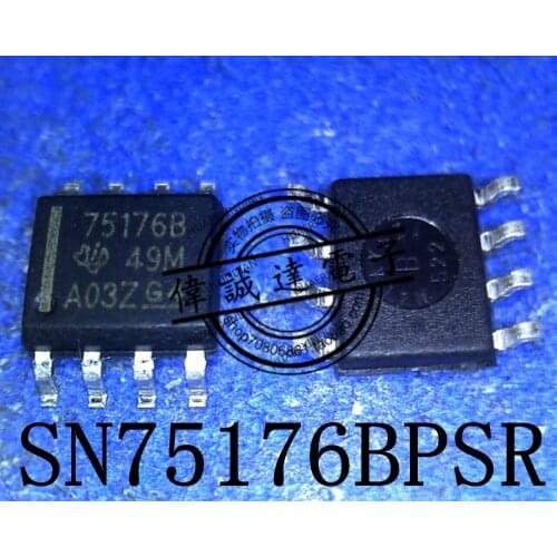 1Pieces New Original SN75176BPSR 75176B SOP8 In Stock Real Picture