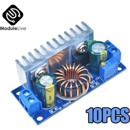 10PCS 8A DC-DC Step up Booster Power supply Adjustable Converter Module Boost Board Voltage Converter dc-dc Transformers Module