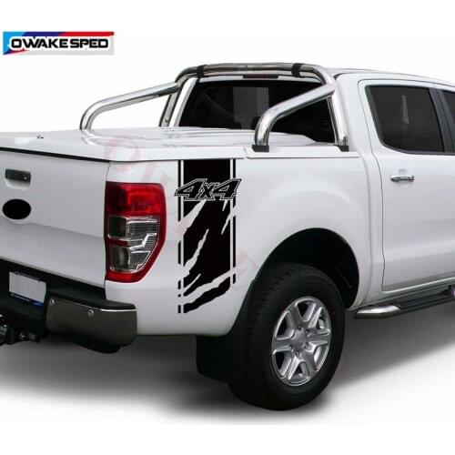 4X4 OFF ROAD Graphics Car Vinyl Decal Pickup Trunk Decor Sticker For Ford Ranger Nissan Toyota ISUZU D-MAX RAM l200 NAVARA
