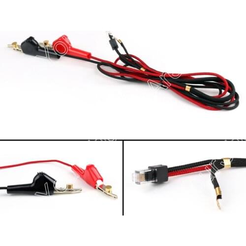 Areyourshop RJ11 Butt Set Toner Test Clips Bed of Nails Test Replacement Cord For Harris Fluke