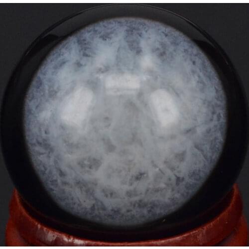 Free Shipping Natural Stone Gemstone 30MM Evil Eye Agate Sphere Crystal Ball Chakra Healing Reiki Carving Crafts With Stand