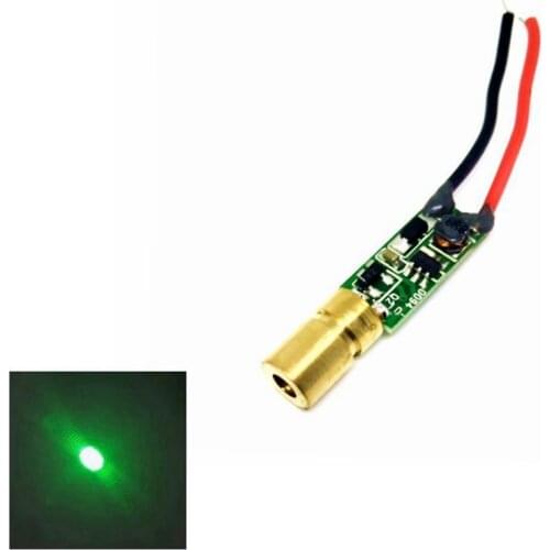 Mini Green Laser Light 515nm 520nm 5mw Green Laser Diode Dot Module Pointer Level for Aiming Positioning