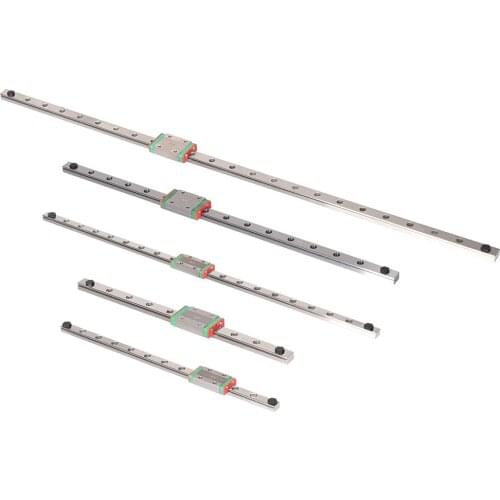 BIQU Linear Guide Rail MGN9H MGN12H Linear Rail From 100mm To 600mm Miniature Linear Rail Slide MGN Linear Guide MGN 3D Printer