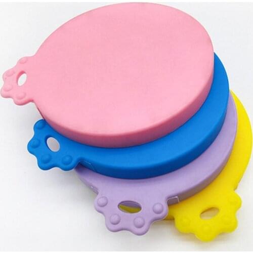 Reusable Pet Food Can Cover Silicone Dogs Cats Storage Tin Cap Lid Seal Cover Pet Supplies Suitable