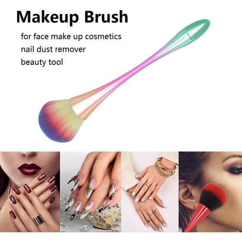 Nail Art Beauty Wool Fiber Makeup Brush Soft Powder Big Blush Foundation Cosmetic Tool Make Up Cosmetic Large Single Brush