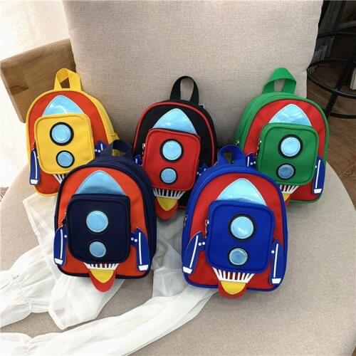 2021 New Childrens School Backpack Cute Cartoon Boys and Girls Kindergarten Backpacks Canvas Small School Bag Kids Snack