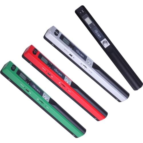 Handheld Wand Scanner Portable Scanner 300/600/900DPI Photo Color Scan Mobile Scanner JEPG PDF Format