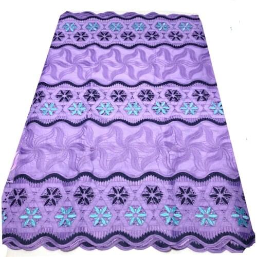 SALE African lace fabric Cotton lace in switzerland wedding 2.5yards embroidery swiss lace fabric Small piece fabric design