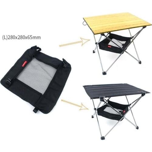 Folding Table Storage Hanging Basket Outdoor Wild Rack Camping Bag Finishing Net For Chair Picnic Table Hanger Storage Basket