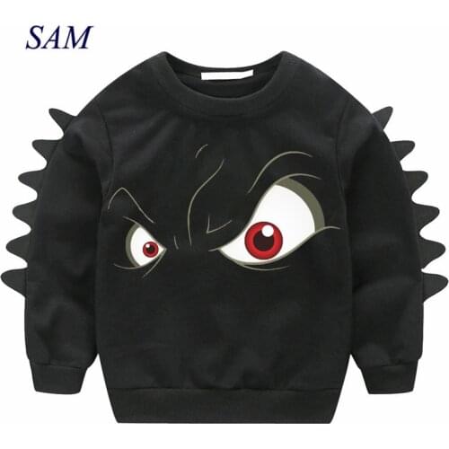 Toddler Baby Boys Cartoon Pullover Sweatshirt Kids Long Sleeve Tops Clothes Outfits Sweatshirt Hoodie Sweatshirts For Children