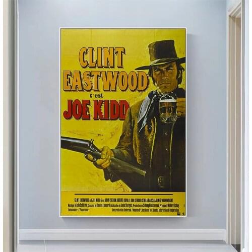 V2014 Joe Kidd Vintage Classic Movie Wall Silk Cloth HD Poster Art Home Decoration Gift