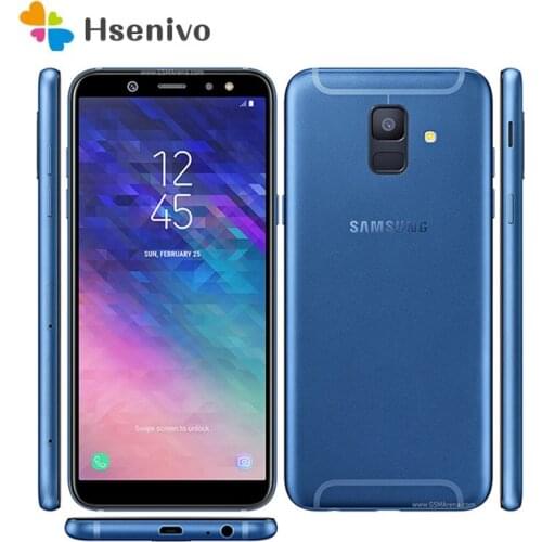 Samsung Galaxy A6 (2018) A600F Refurbished-Original Unlocked A600A A600G Android Wi-Fi 16MP 5.6'' 32GB 3GB RAM Free Shipping