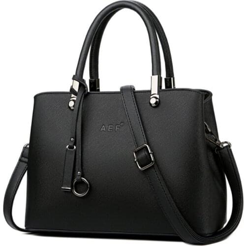 Womens big bag 2020 new Korean version of PU leather large capacity wild western style messenger portable temperament