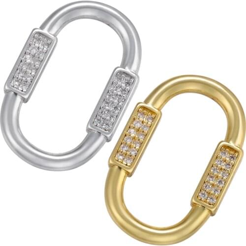 ZHUKOU geometric rectangle connector for women handmade DIY necklace bracelet jewelry accessories supplies wholesale VK121