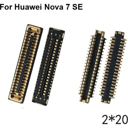 2PCS Dock Connector Micro USB Charging Port FPC connector For Huawei Nova 7 SE 7SE logic on motherboard mainboard Nova7 se