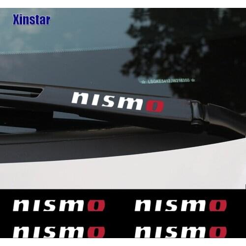 4pcs Car Windshield Wiper Sticker For Nissan Altima Juke Murano Pathfinder Rogue Sentra Versa Teana Sylphy