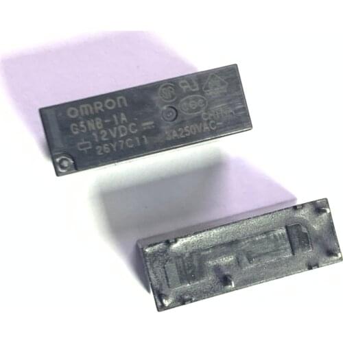 6Pcs/Lot/ New original G5NB-1A 12VDC 4-pin 3A mini G5NB Relay G5NB-1A-E 12V AC alternating current AC DIP4