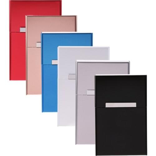 Aluminum Metal Cigar Box Holder Storage Case for 20pcs Cigarettes