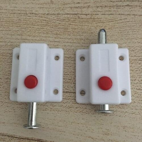 10pcs/lot Window Cabinet Push Button Spring Load Automatic Door Bolt