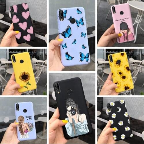 For Huawei P8 P9 P10 P20 P30 Lite Pro Case Blue Butterfly Soft TPU Cover For Huawei P40 Lite E P 40 30 20 P8 P9 Lite Phone Cases