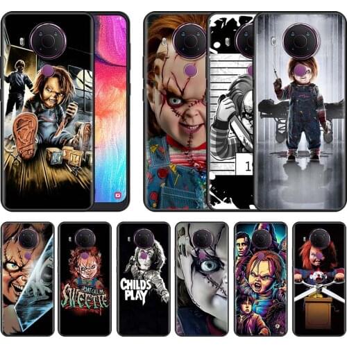 Horror Movie Chucky Case for Nokia 7.2 3.4 5.4 5.3 2.3 2.4 2.2 8.3 G10 G20 X10 C20 Black Luxury Printing Phone Cases Soft Cover