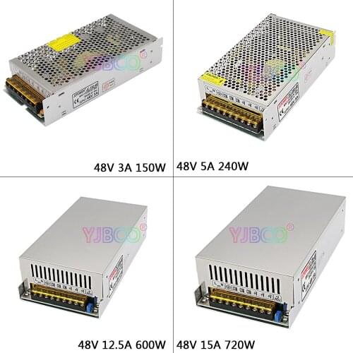 DC48V Regulated Switching Power Supply 3A/5A/7.5/10A/12.5A/15A Swich Driver Transformer D48v For LED Strip Light CNC