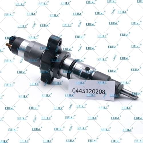 ERIKC Auto fuel injector 0 445 120 208 common rail spare parts injector 0445 120 208 complete diesel part injector 0445120208