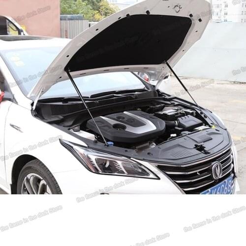 Lsrtw2017 Carbon Steel Car Engine Hood Hydraulic Rod for Changan Eado Xt 2018 2019 2020 Accessories Kit Pair