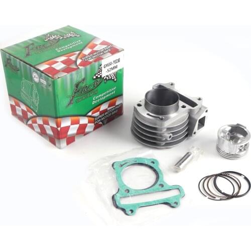 GY6 50 60 80 100 Upgrade to 120 CC Cylinder Piston Kit 4-Stroke 120cc, Made In TaiWan High Quality 52mm bore add power 30