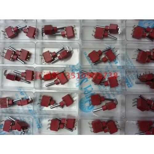 Import original France ITT C&K toggle switch E101SD1AME waterproof and dustproof button 2 gear